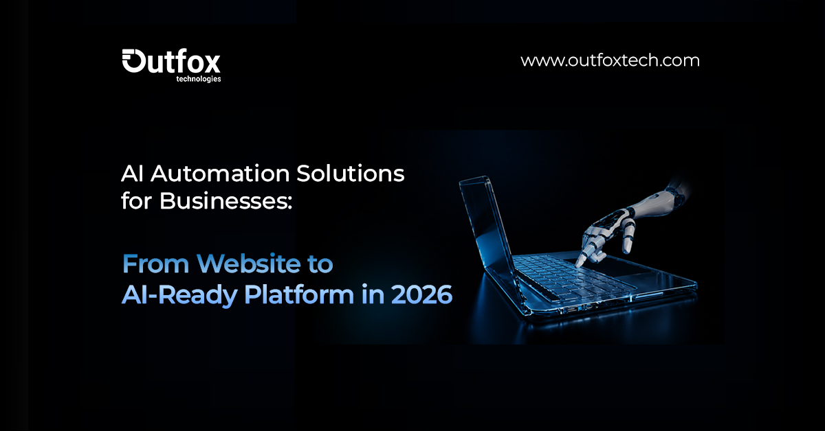 AI automation solutions transforming a business website into an AI-ready platform in 2026
